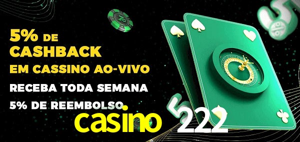 Promoções do cassino ao Vivo casino 222